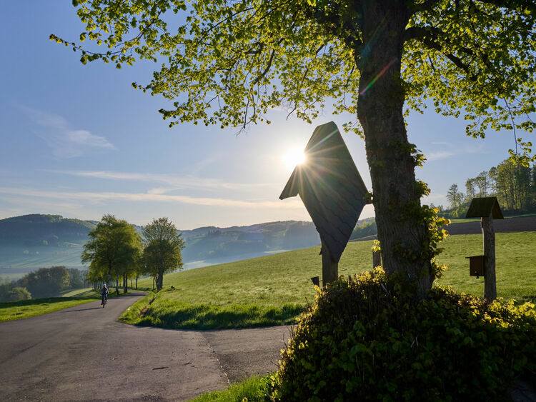 Unterwegs auf der Dorfkirchen-Radroute