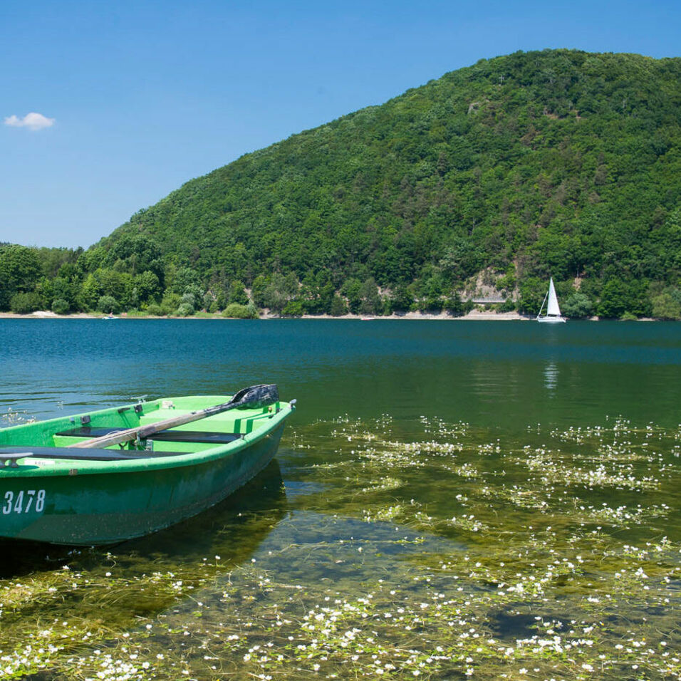 Ruderboot am Diemelsee